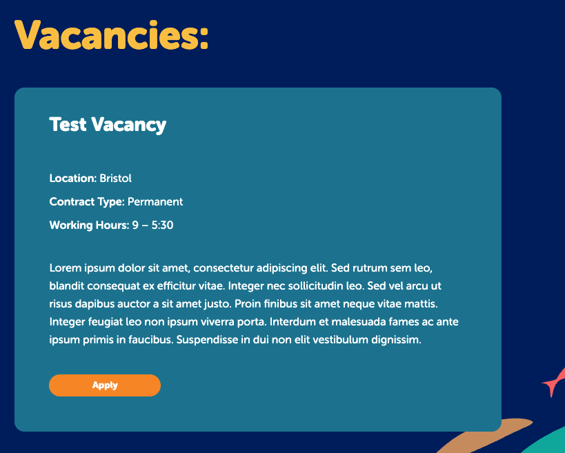 vacancies example image