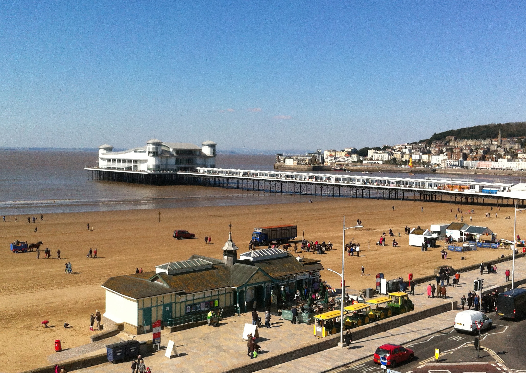 Image of Weston-Super-Mare Pier as seen from the Weston Eye