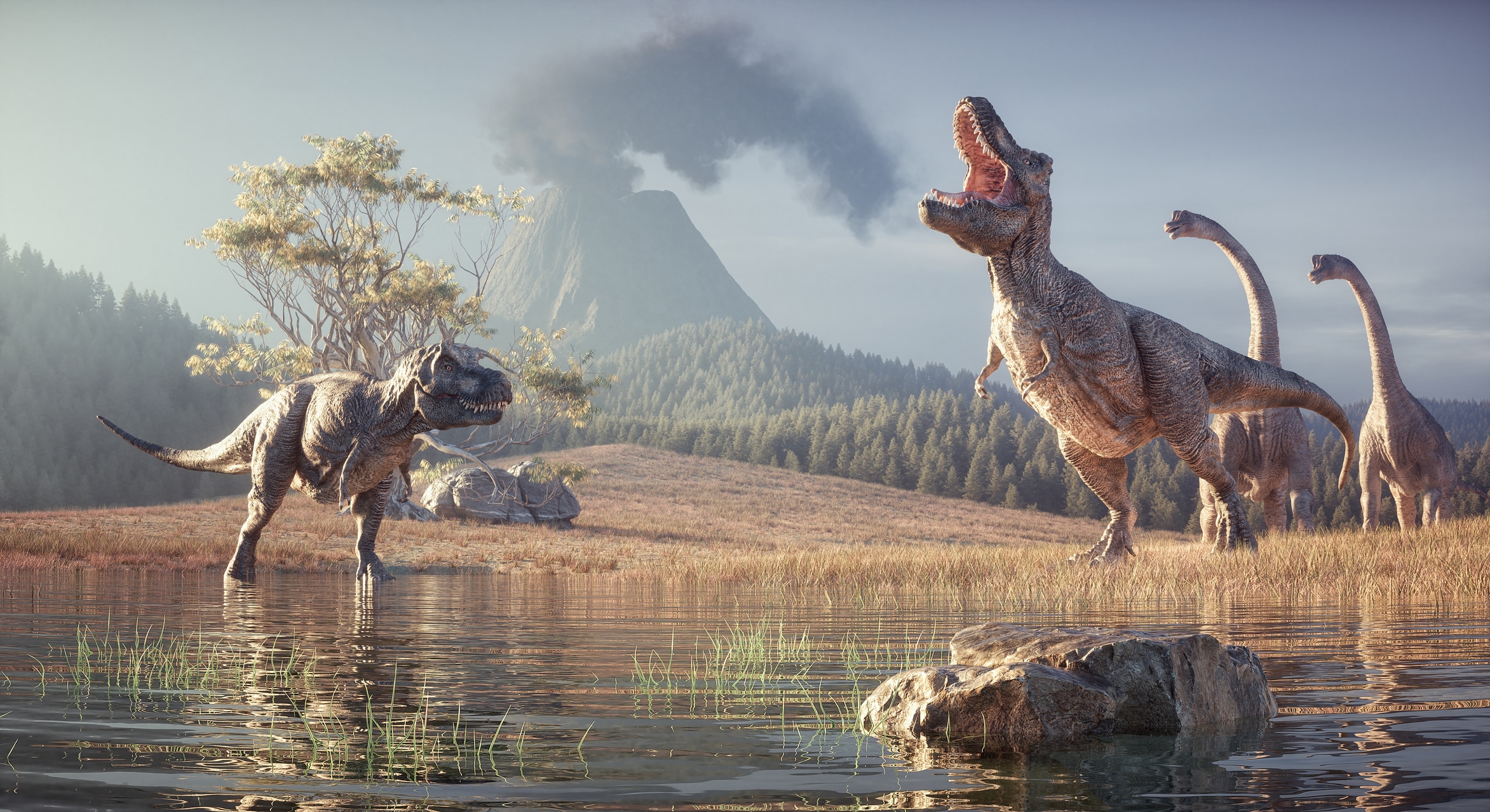 3d render dinosaur.