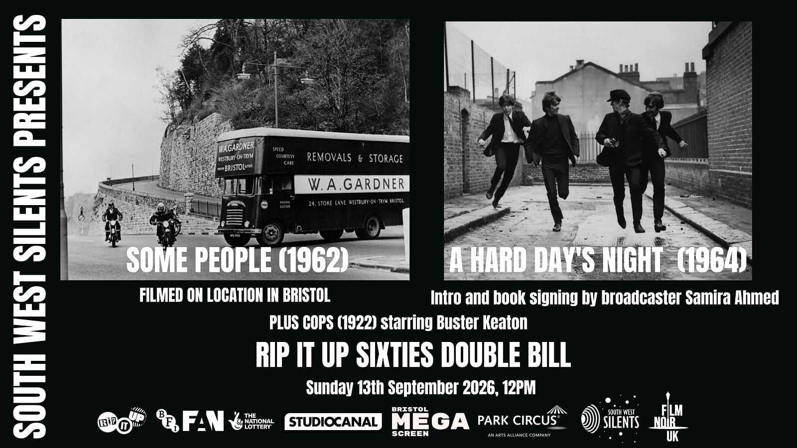 Rip it Up Sixties Double Bill at Bristol Megascreen